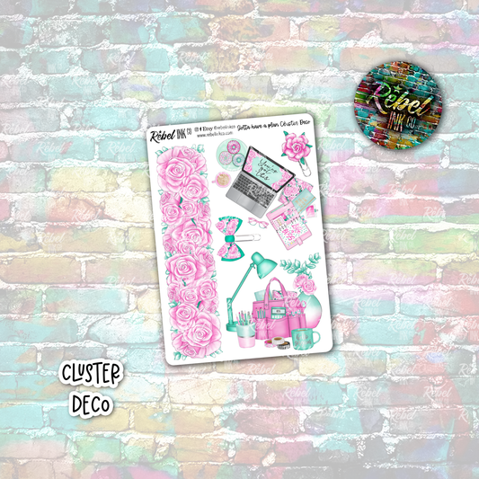 Gotta Have a Plan - Cluster Deco Small