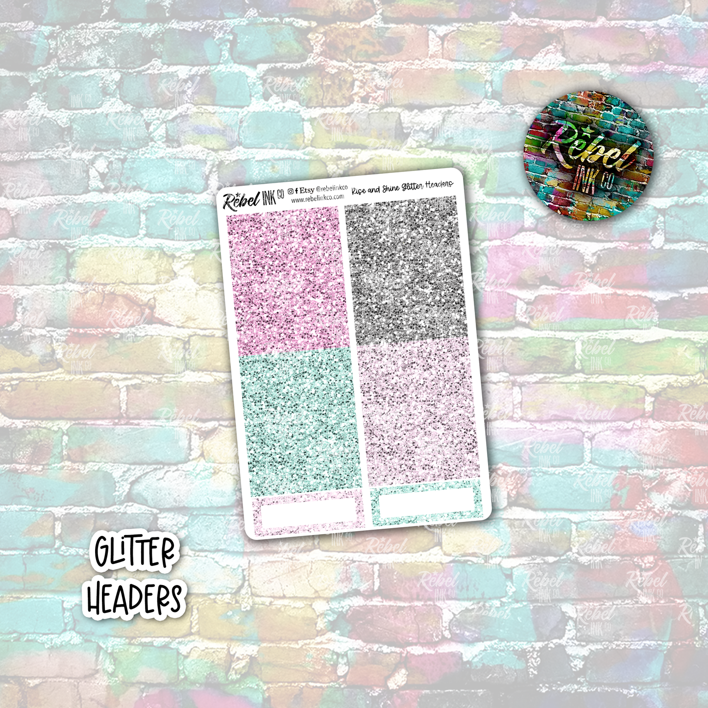 Gotta Have a Plan - Glitter Header