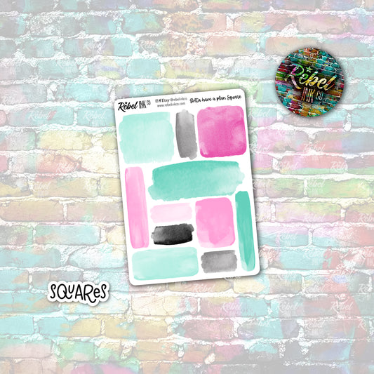Gotta Have a Plan - Squares
