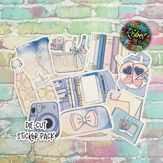 Just Beachy - Die-cut Sticker Pack