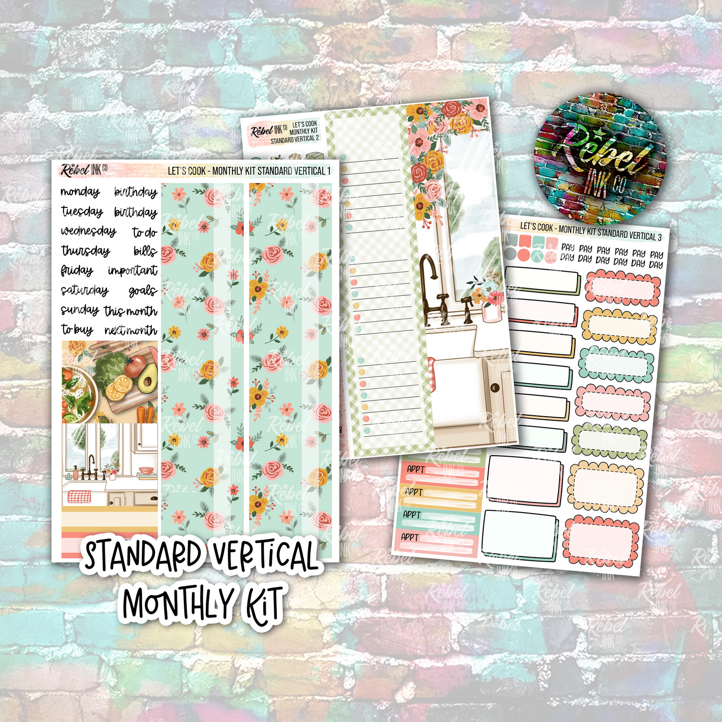Let's Cook - Standard Vertical Monthly Kit