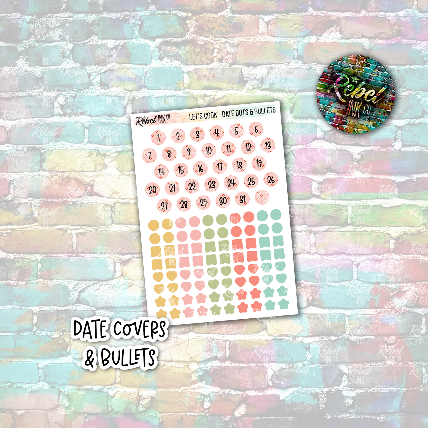 Let's Cook - Date Dots & Bullets