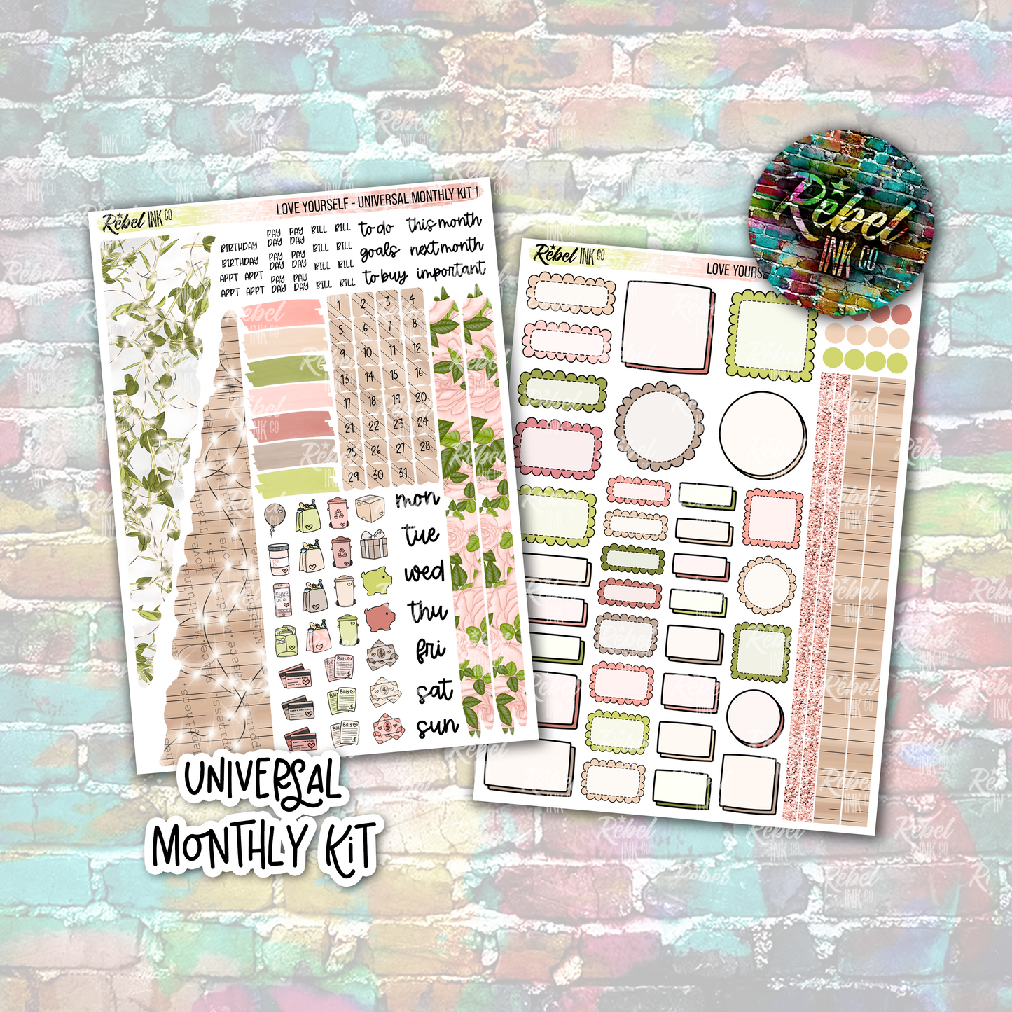 Love Yourself - Universal Monthly Kit