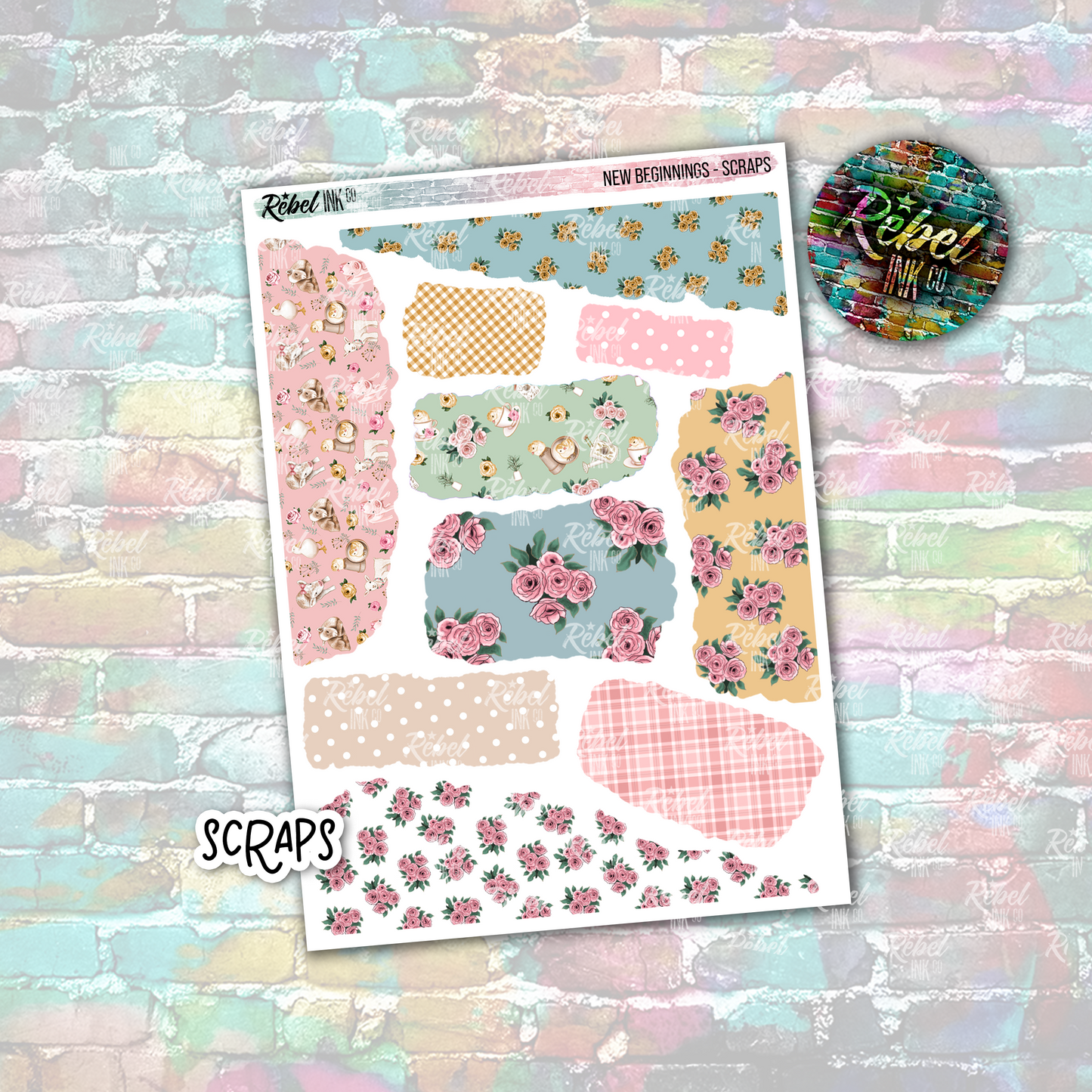 New Beginnings - Scraps Large