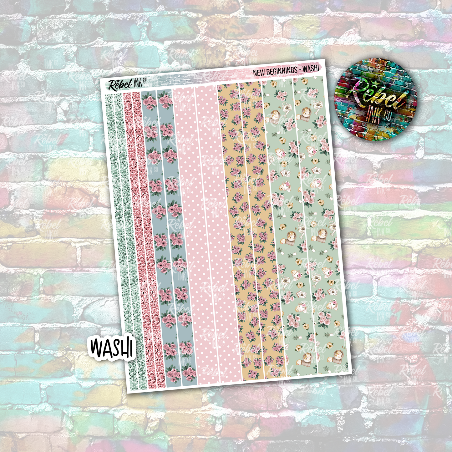 New Beginnings - Washi