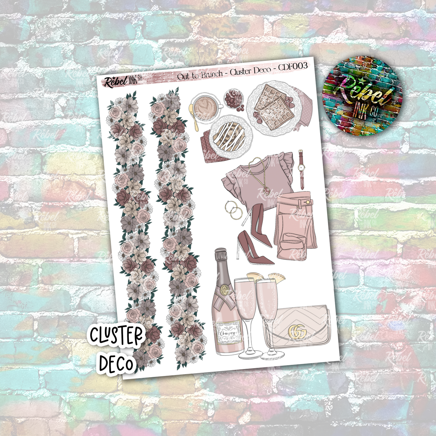 Out to Brunch - Cluster Deco Large