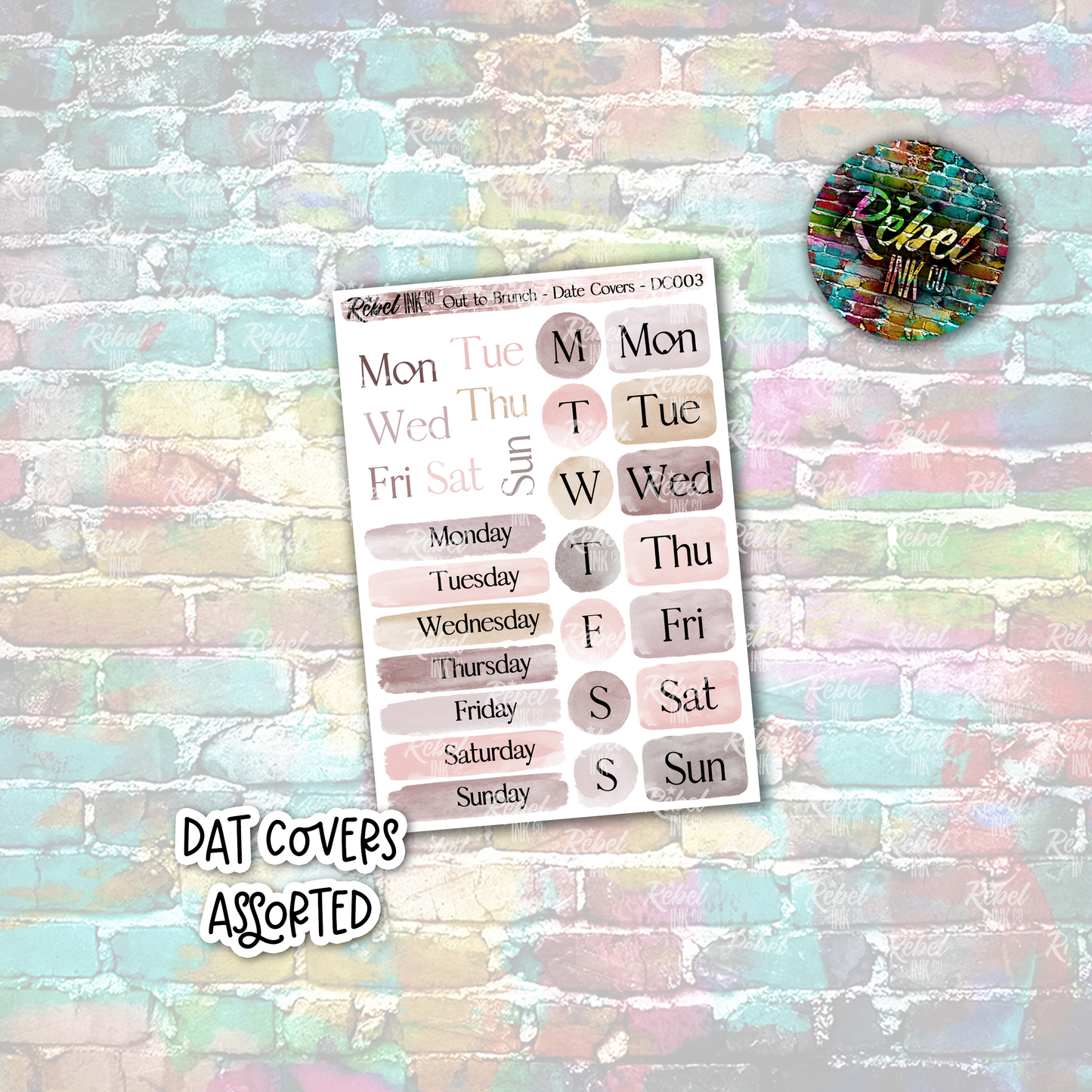 Out to Brunch - Day Covers Assorted