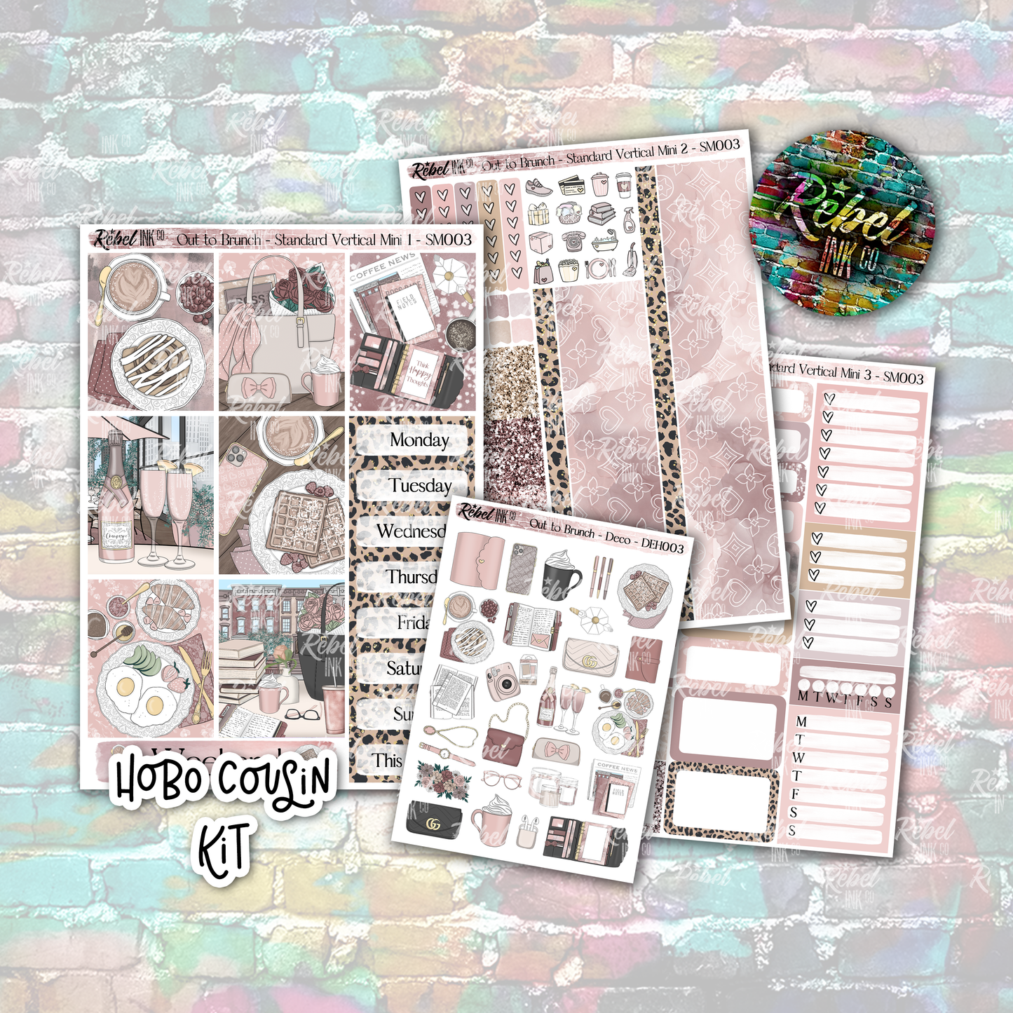 Out to Brunch - Standard Vertical Mini Kit