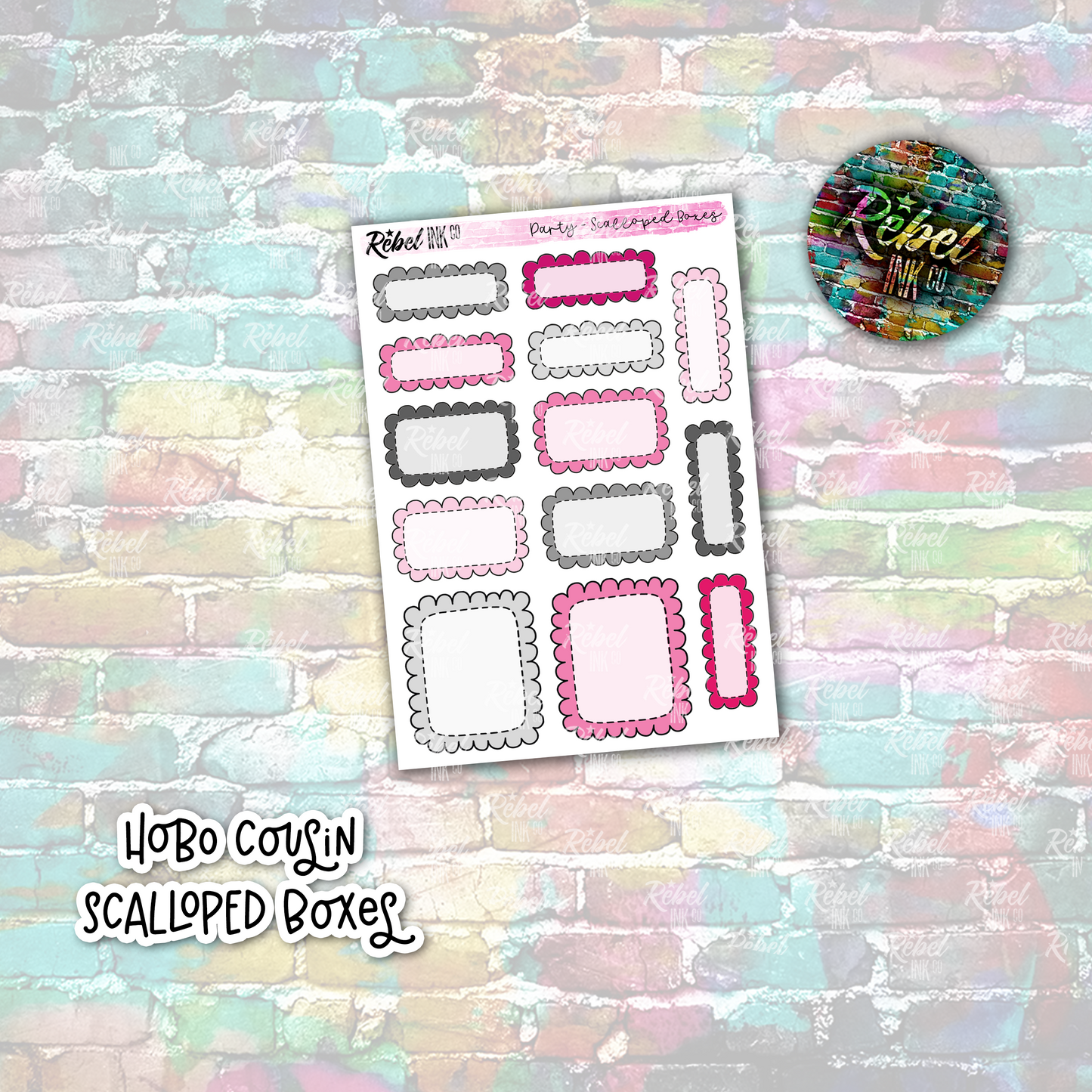 Party - Hobo Cousin Scalloped Boxes