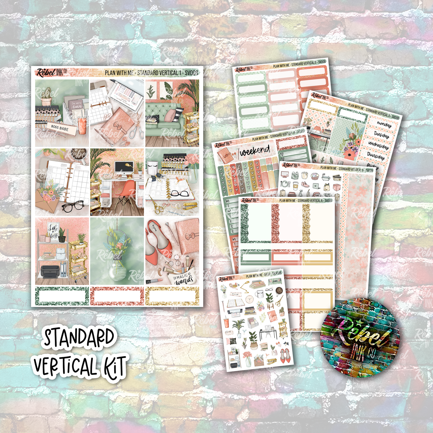 Plan With Me - Standard Vertical Kit