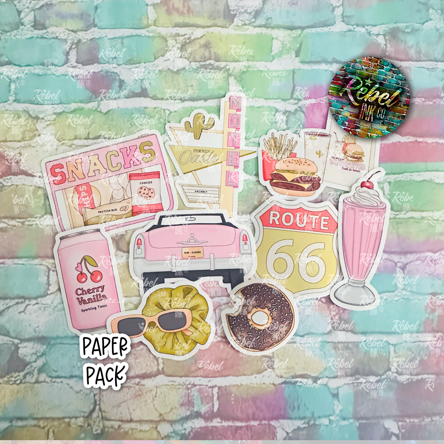 Roadtrip - Die-cut Sticker Pack