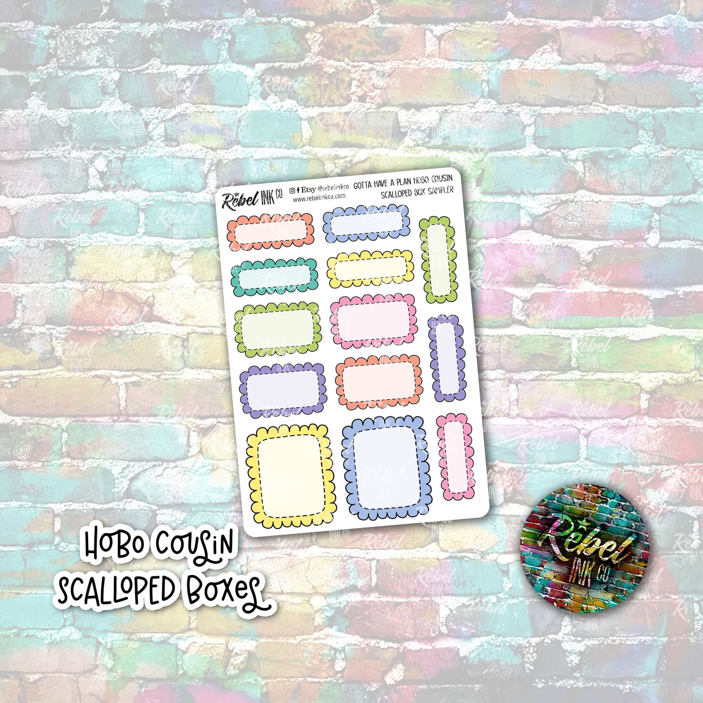 Spring Has Sprung - Hobo Cousin Scalloped Boxes