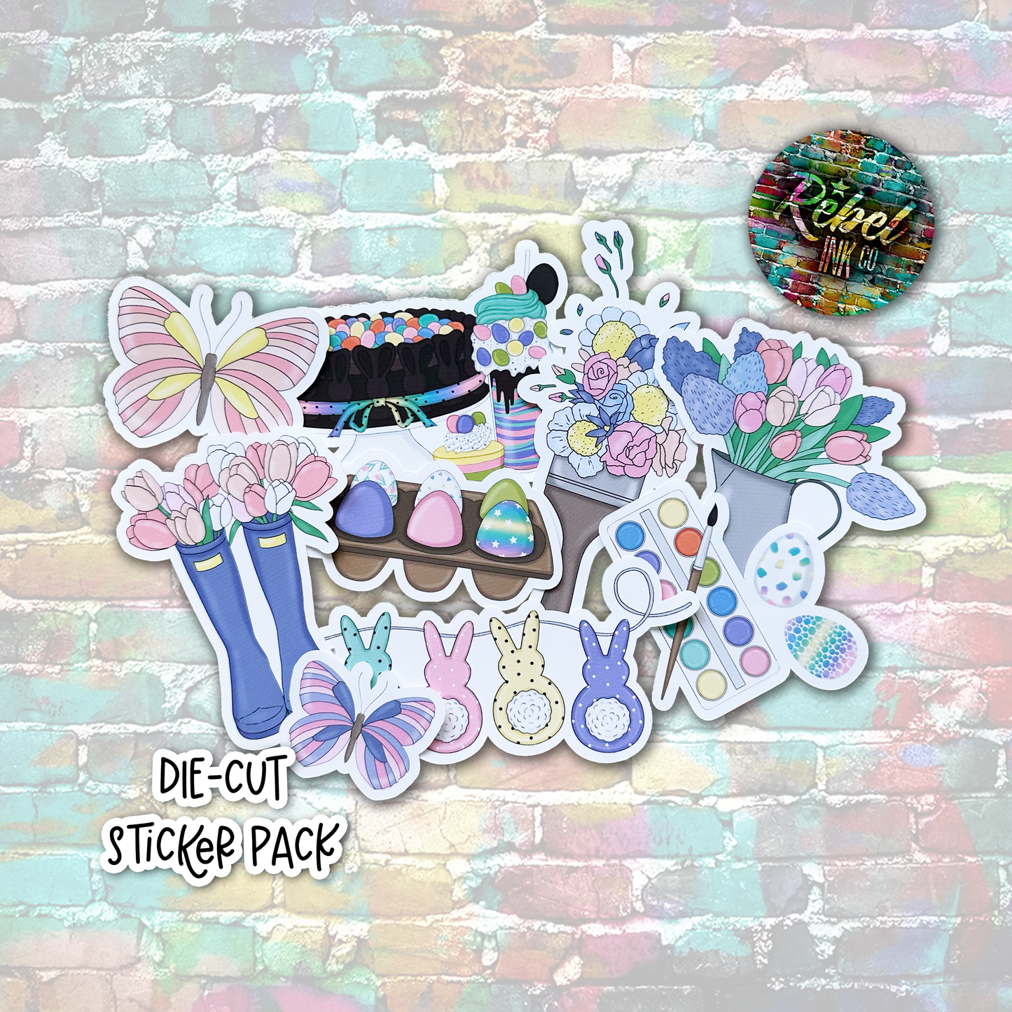Spring Has Sprung - Die-cut Sticker Pack