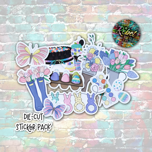 Spring Has Sprung - Die-cut Sticker Pack