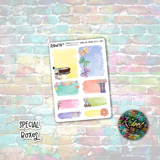 Spring Has Sprung - Special Boxes