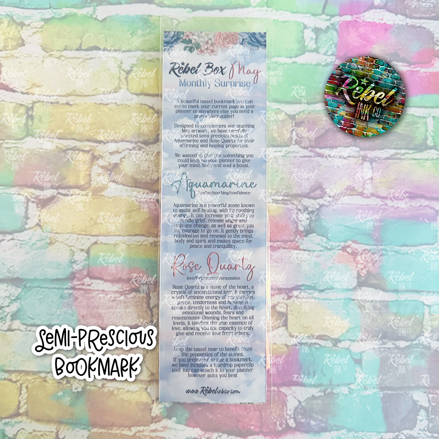 Tranquility - Semi-precious Bookmark