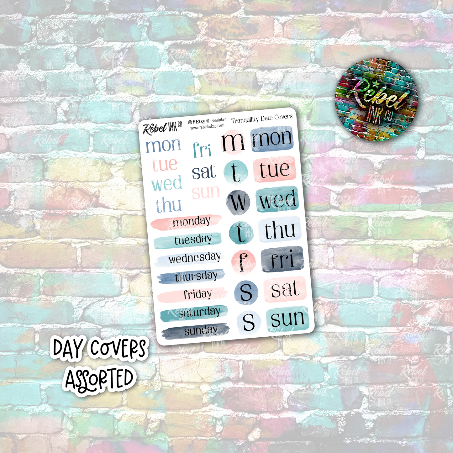 Tranquility - Day Covers Assorted