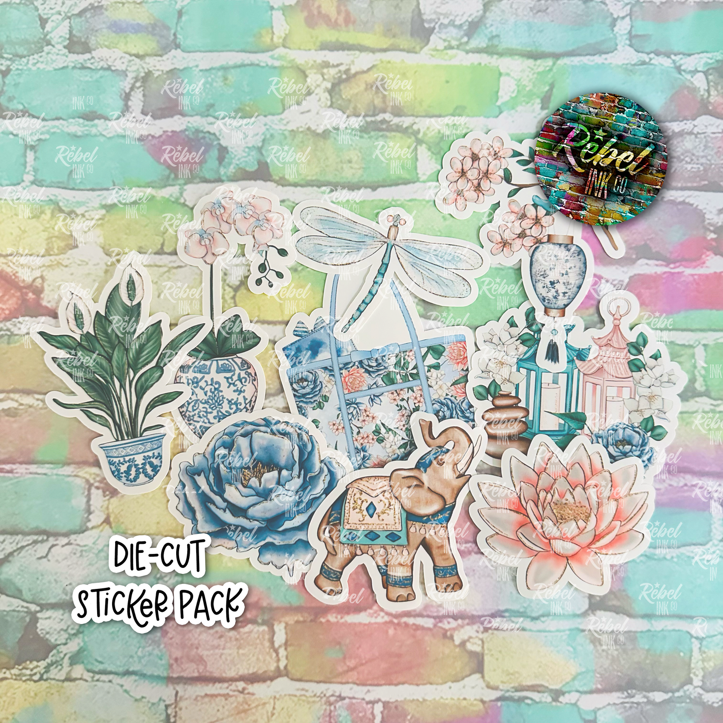 Tranquility - Die-cut Sticker Pack