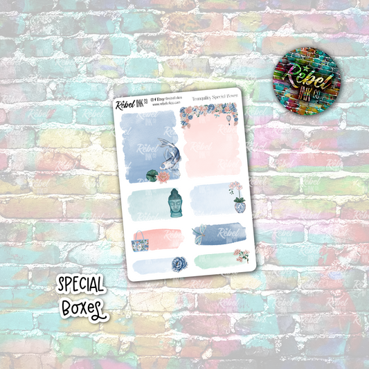 Tranquility - Special Boxes