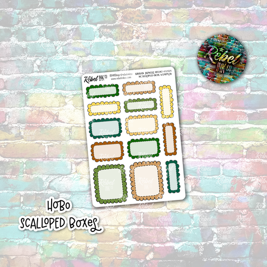 Urban Jungle - Hobo Cousin Scalloped Boxes