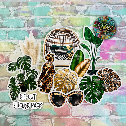 Urban Jungle - Die-cut Sticker Pack
