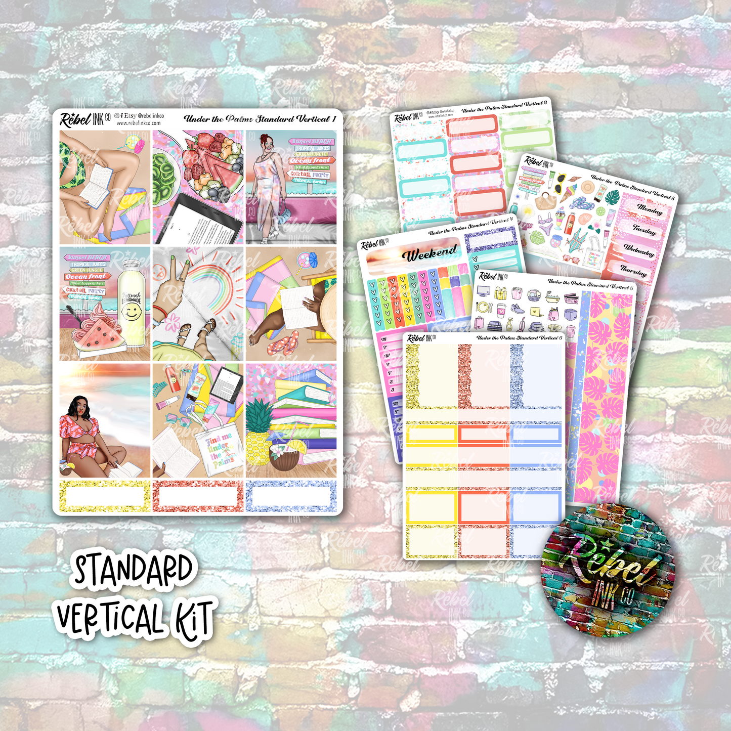 Under the Palms - Standard Vertical Kit