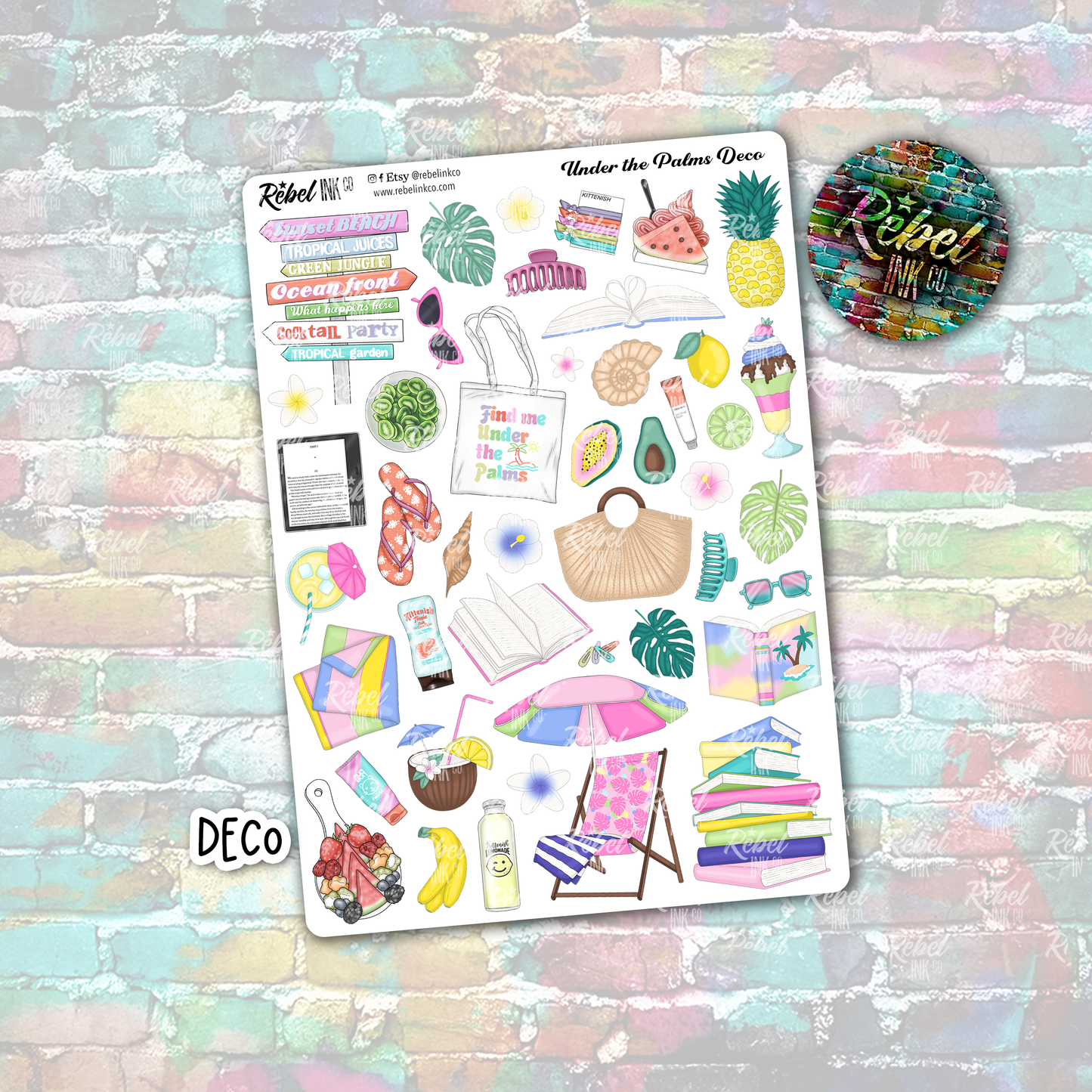 Under the Palms - Deco Large