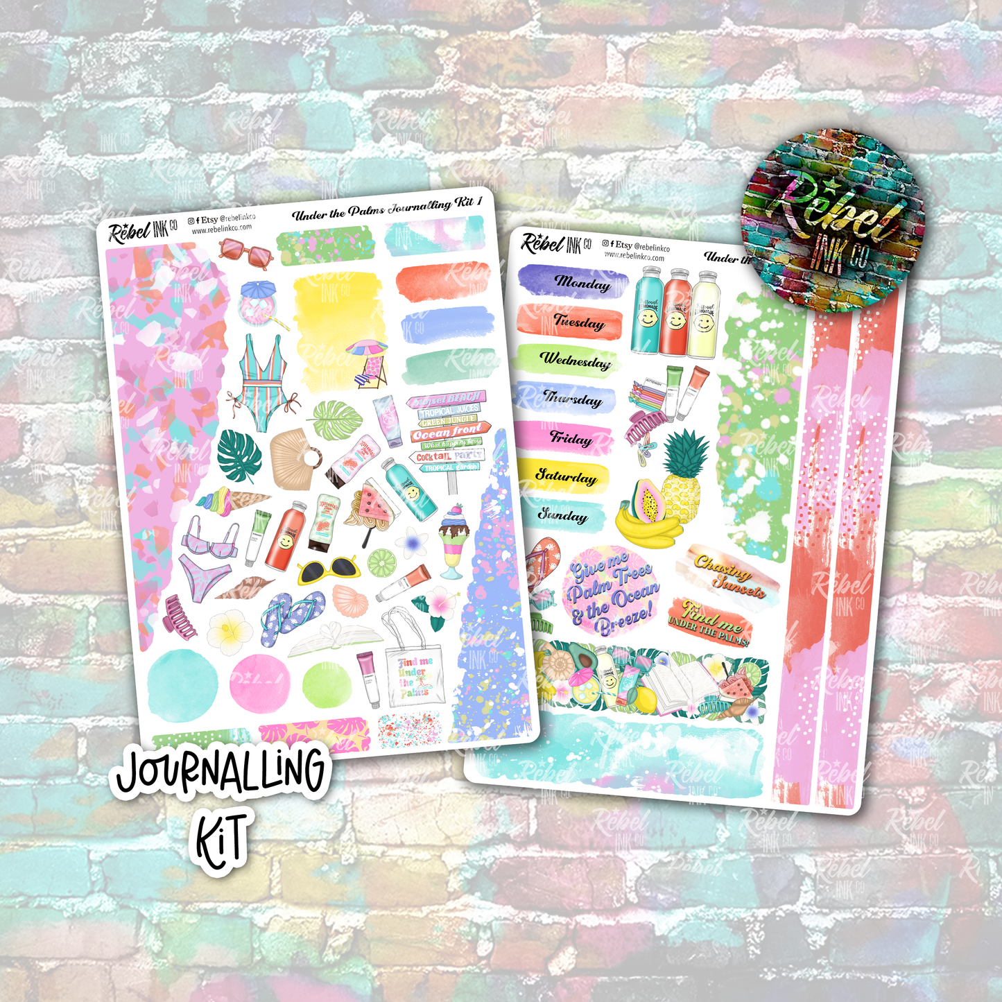 Under the Palms - Journalling Kit