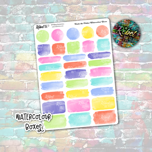 Under the Palms - Watercolour Boxes