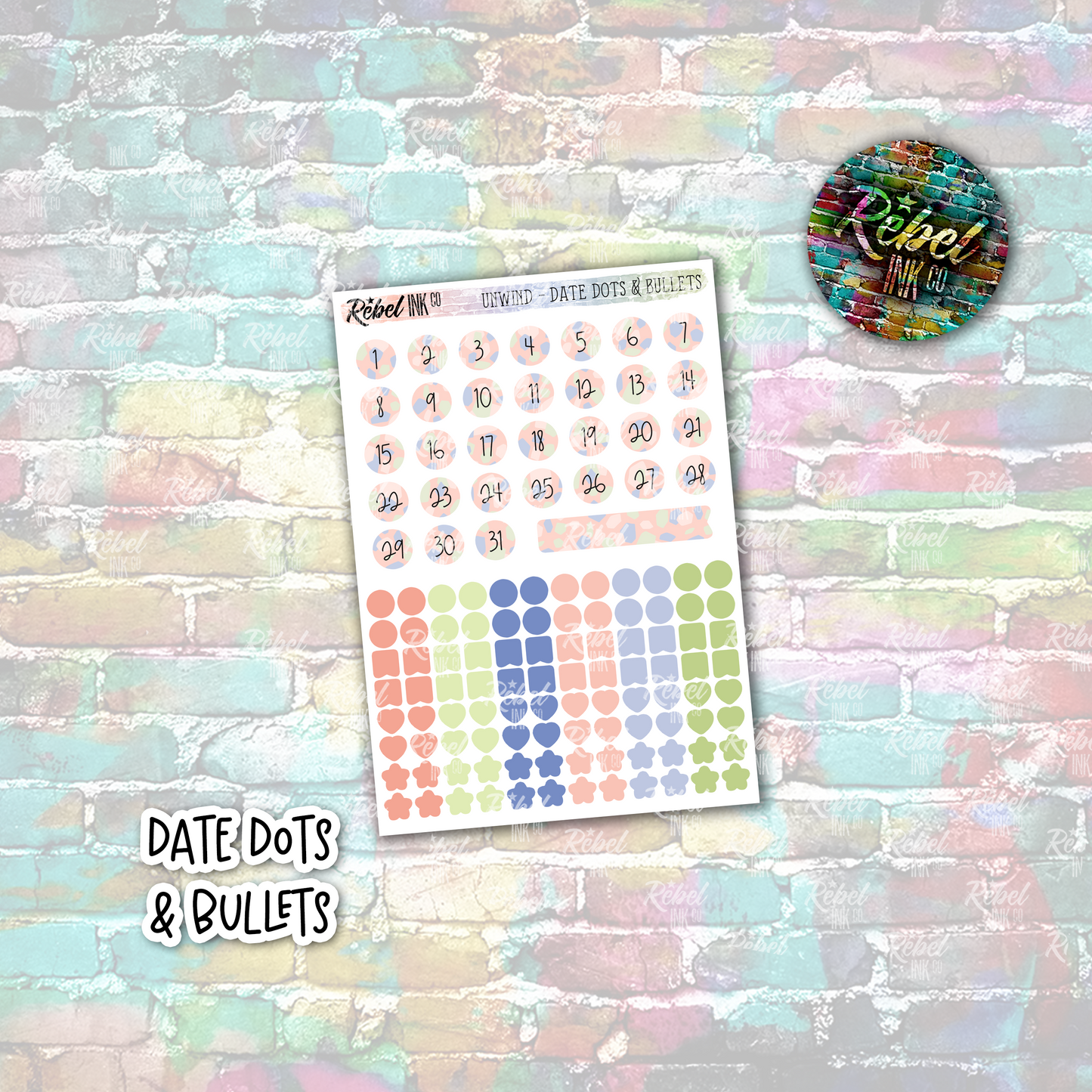 Unwind - Date Dots & Bullets