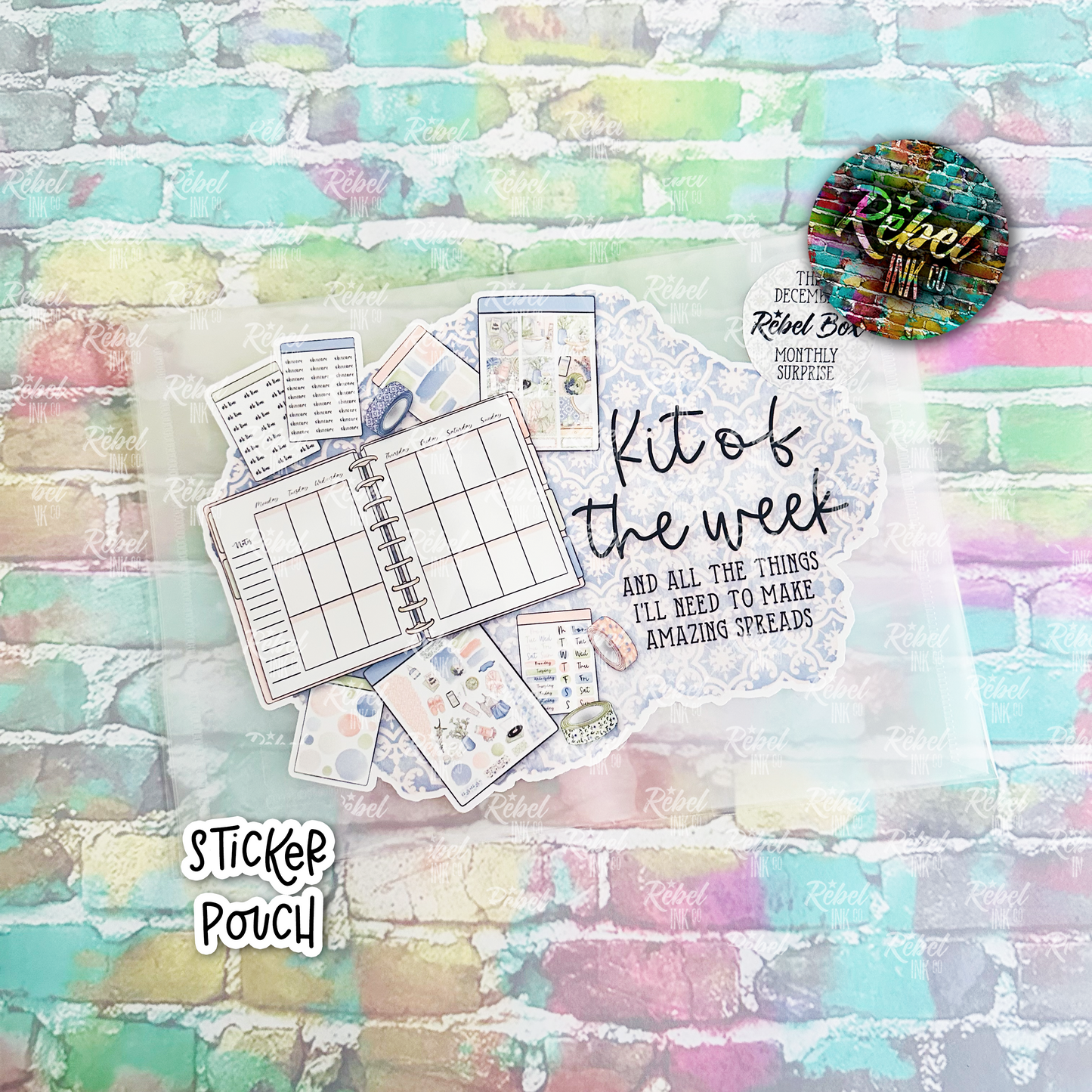 Unwind - A5 Sticker Wallet
