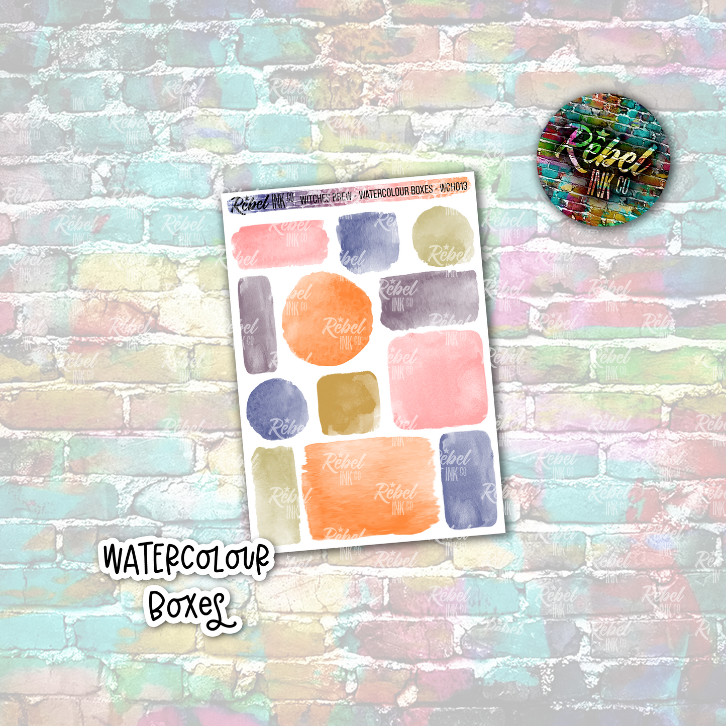 Witches Brew - Watercolour Boxes Small