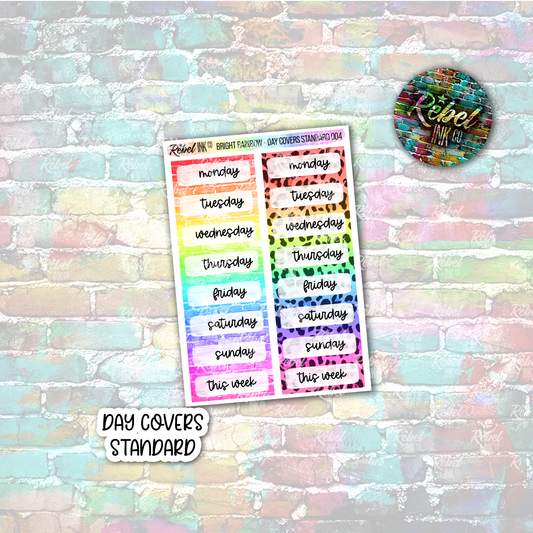 Bright Rainbow - Date Covers Standard Vertical