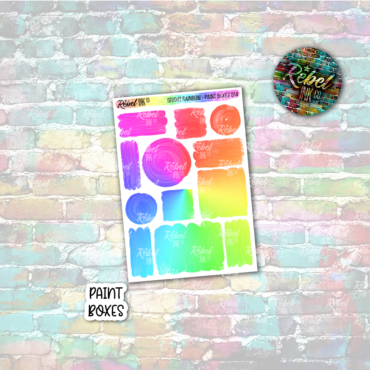 Bright Rainbow - Paint Boxes Multi