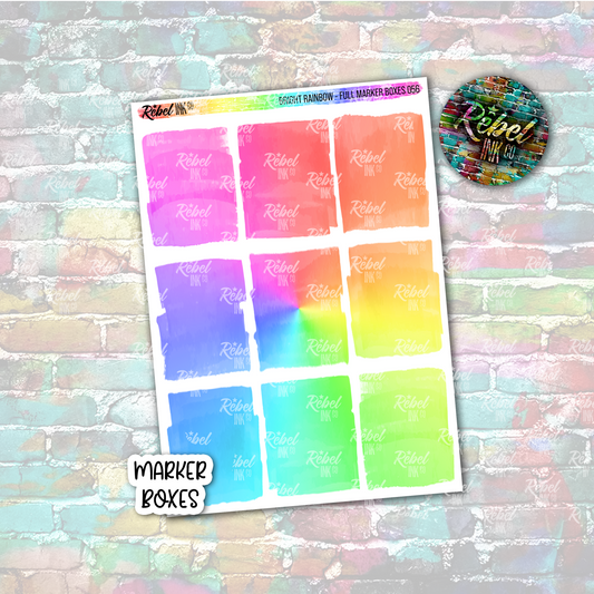 Bright Rainbow - Marker Full Boxes