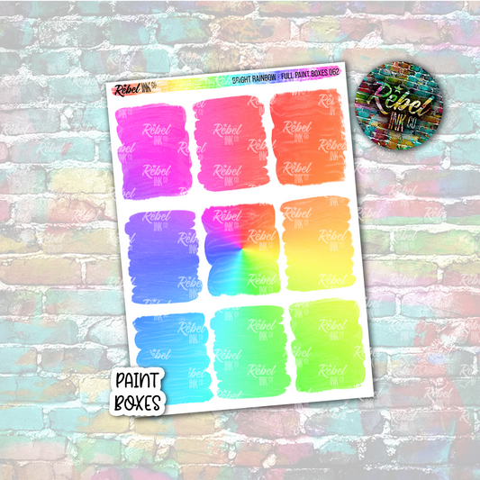 Bright Rainbow - Paint Full Boxes
