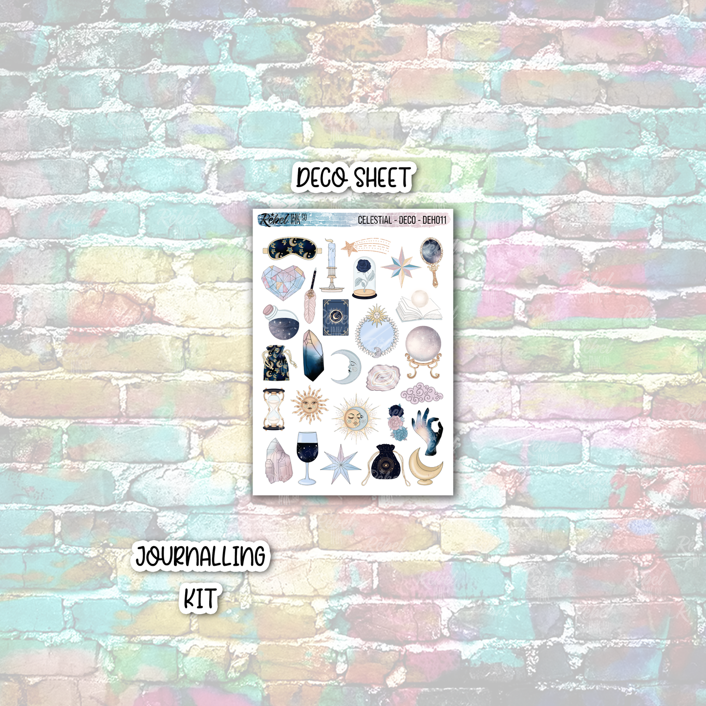 Celestial - Journalling Sticker Kit