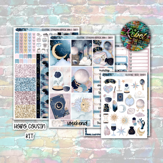 Celestial - Standard Vertical Planner Mini Sticker Kit