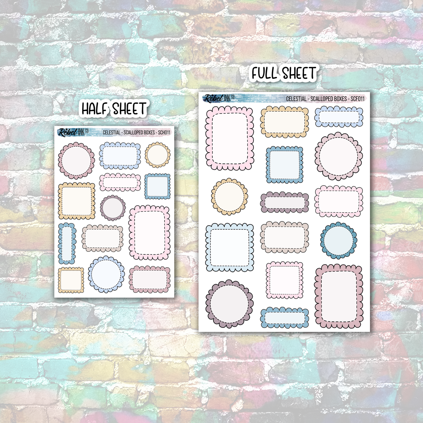 Celestial - Multi Scalloped Boxes