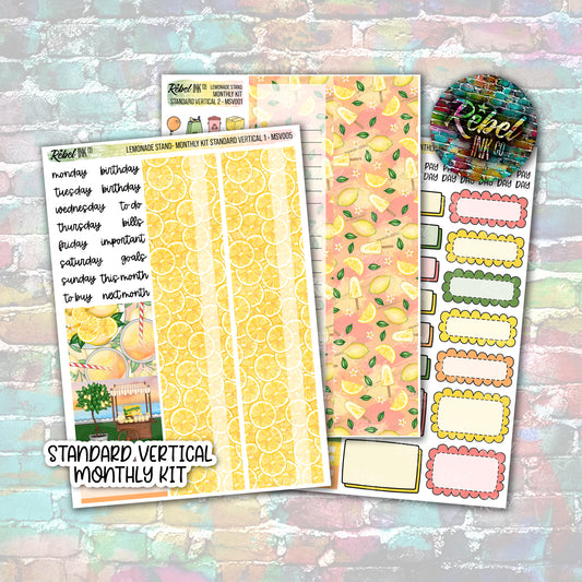 Lemonade Stand - Standard Vertical Monthly Kit
