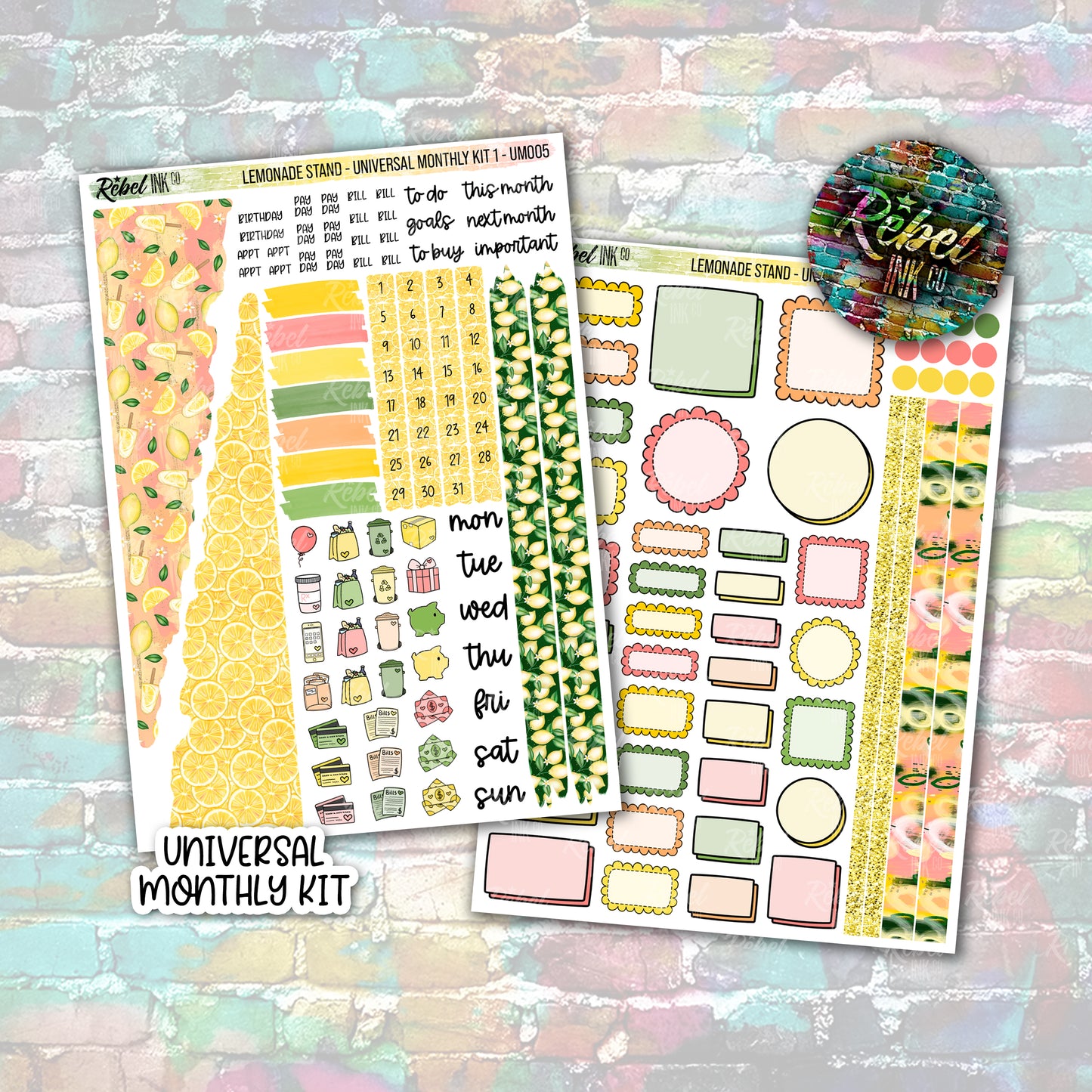 Lemonade Stand - Universal Monthly Kit