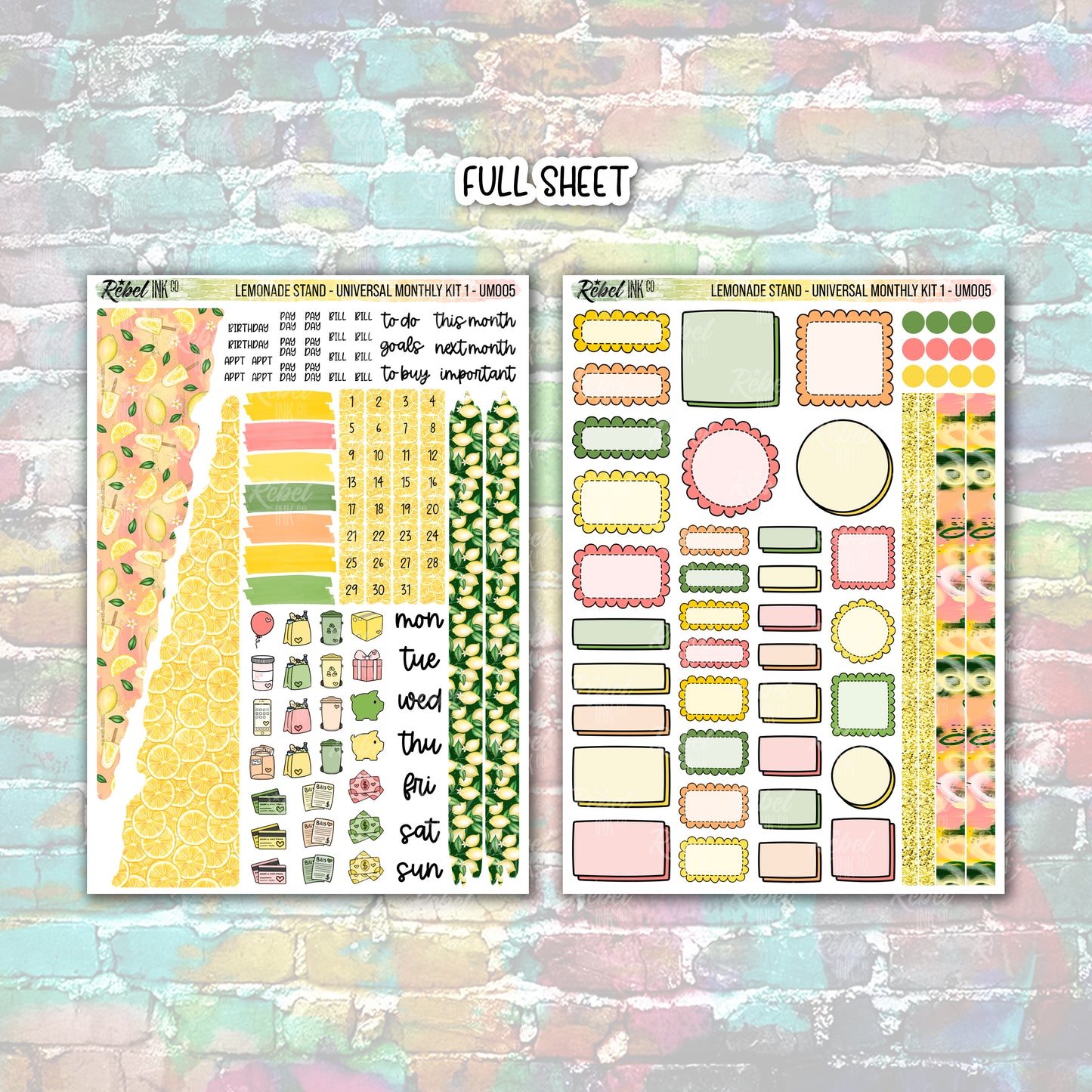 Lemonade Stand - Universal Monthly Kit