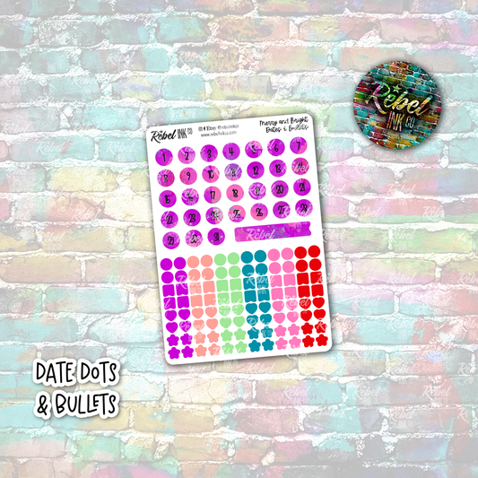 Merry & Bright - Date Dots & Bullets