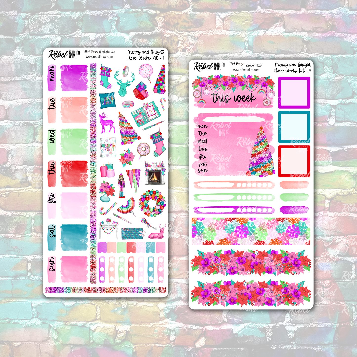 Merry & Bright - Hobo Weeks Kit