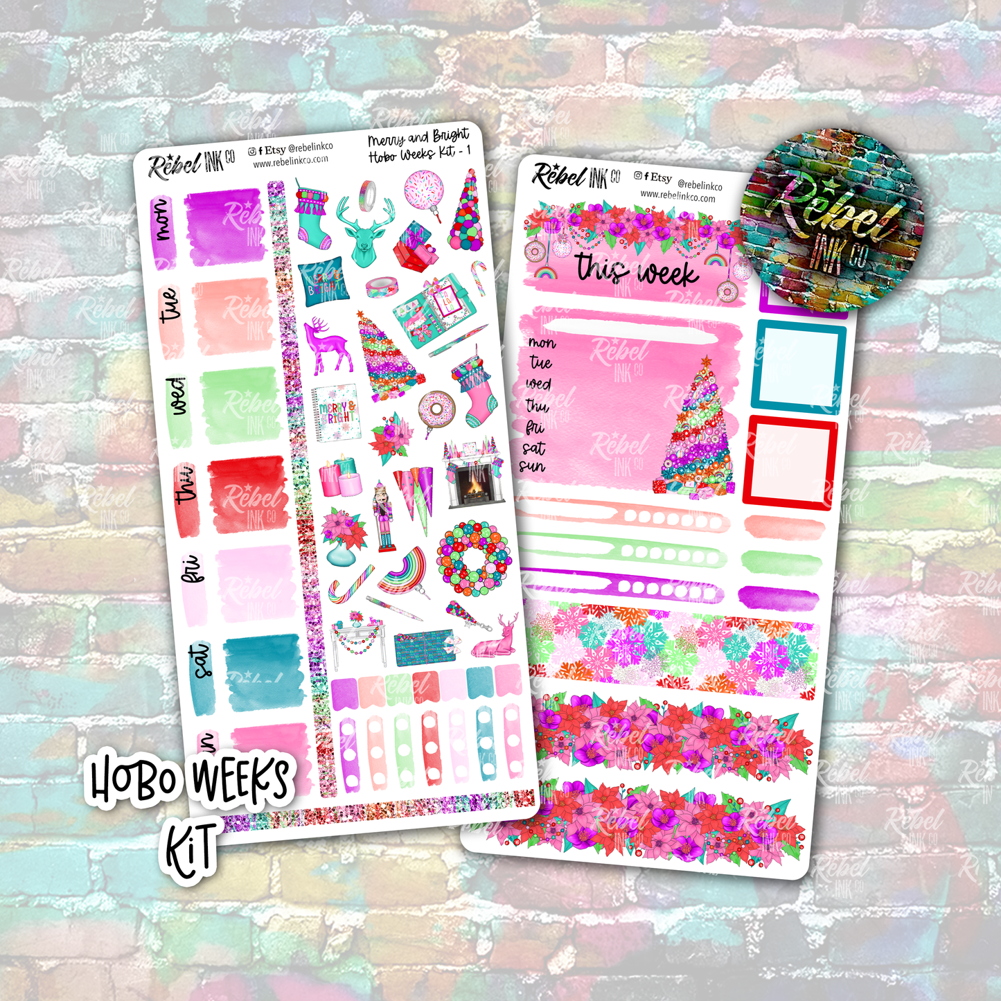 Merry & Bright - Hobo Weeks Kit