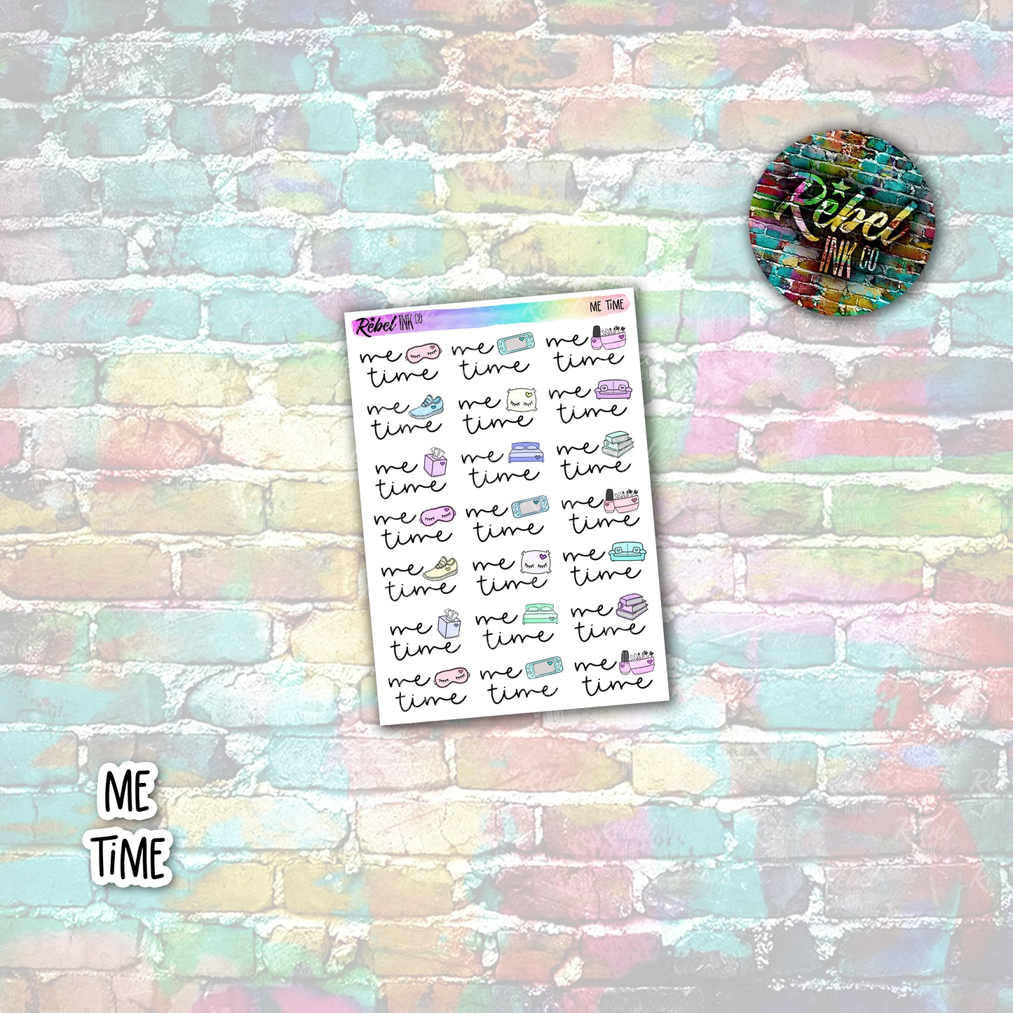 Me Time - Self Care Stickers