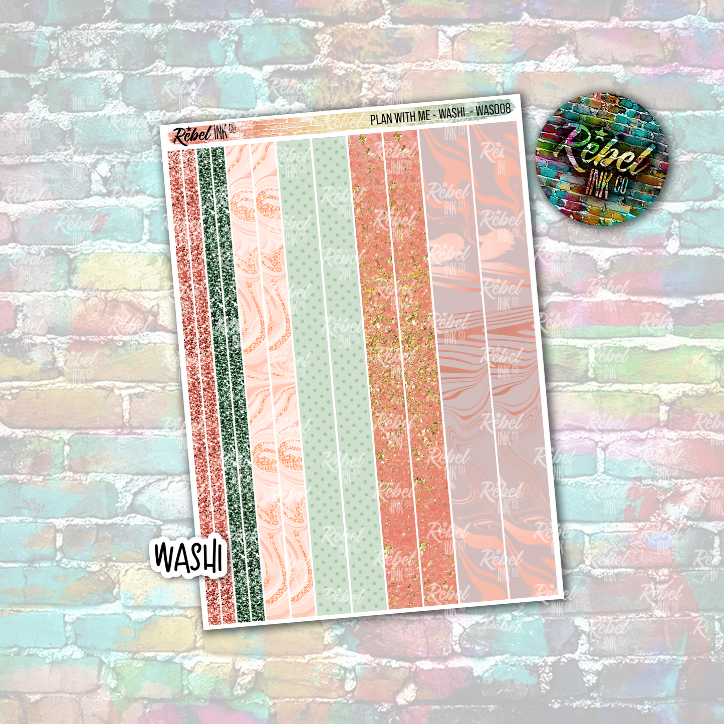 Plan With Me - Washi