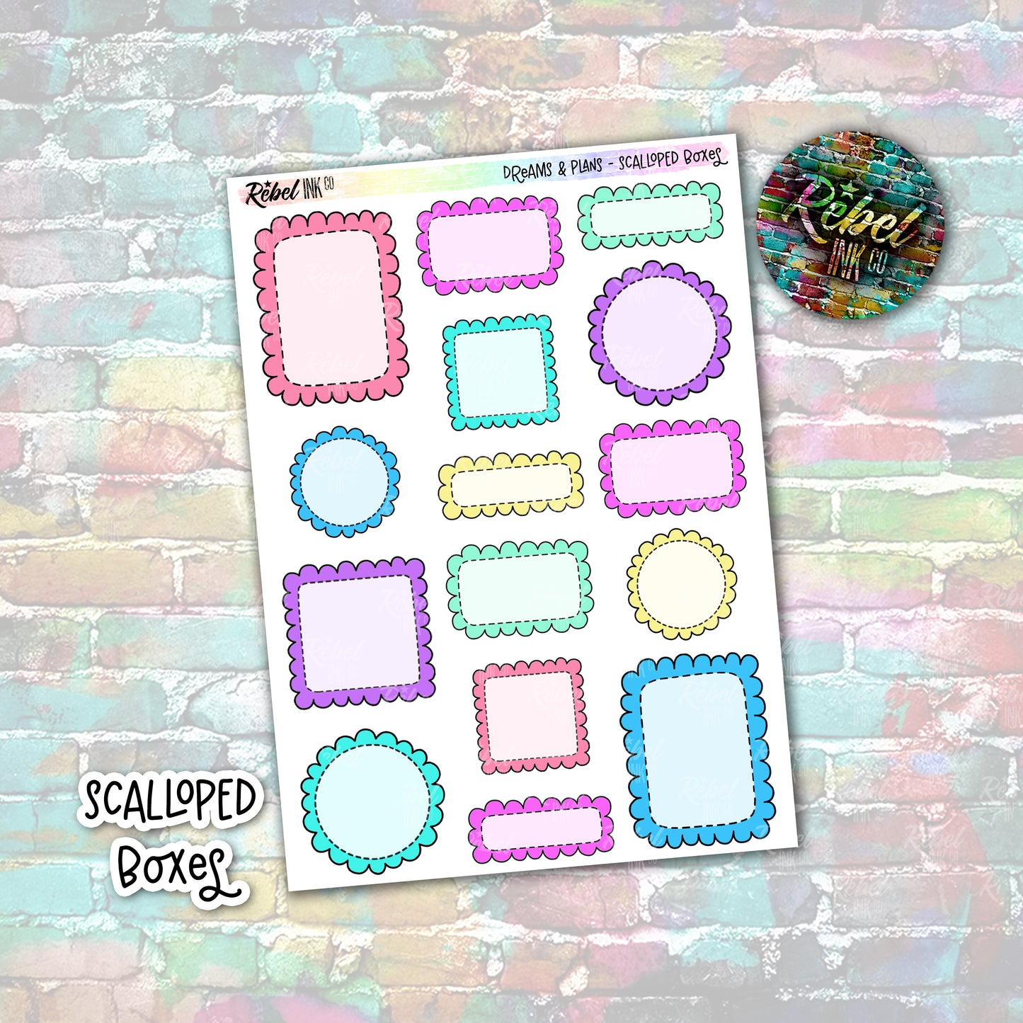 Dreams & Plans - Multi Scalloped Boxes