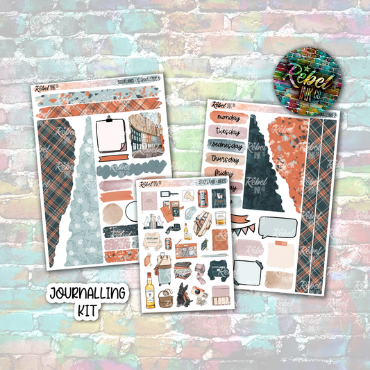 Scotland - Journalling Sticker Kit
