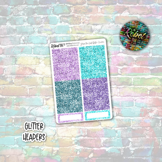 Skys The Limit - Glitter Headers